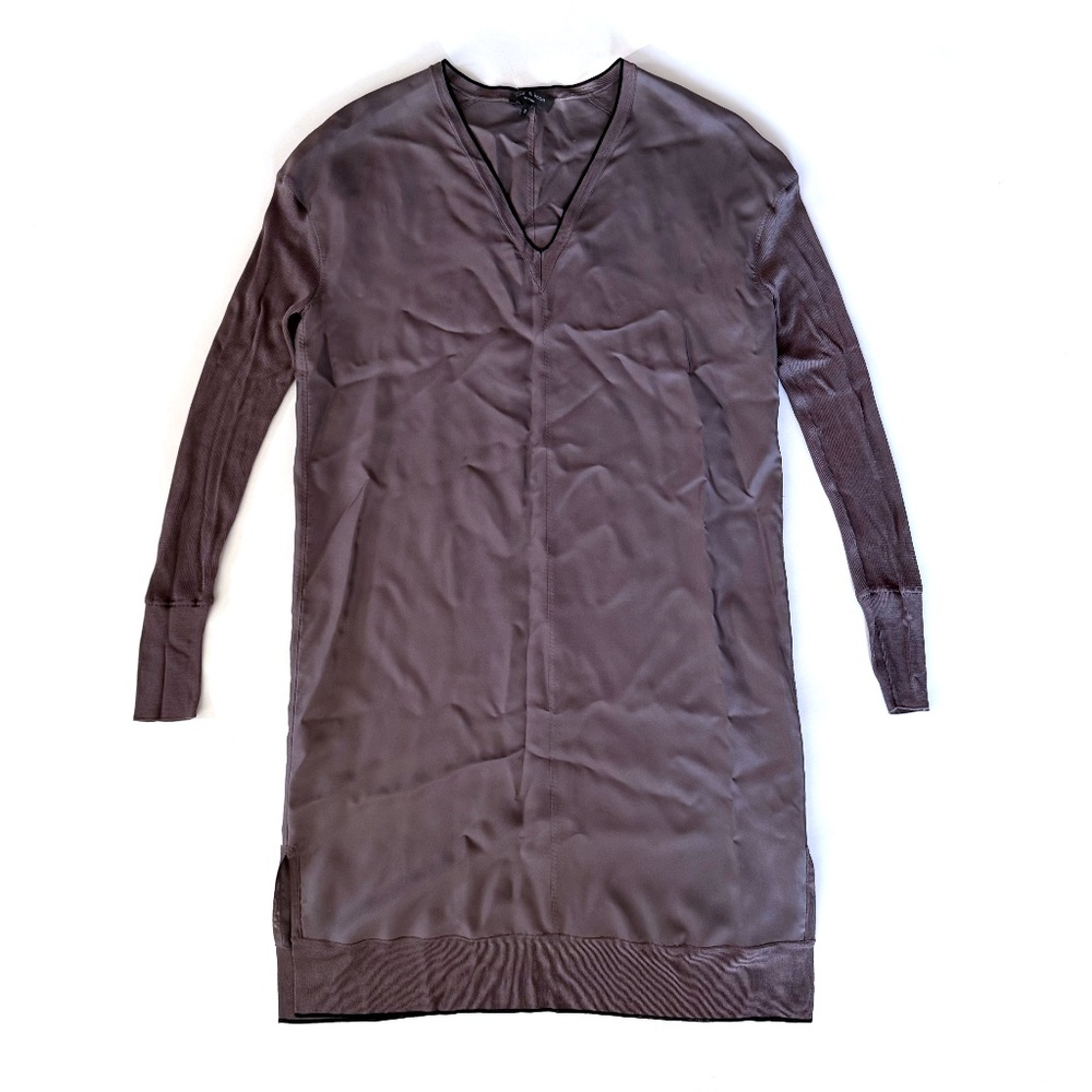Rag & Bone Gray Silk Dress